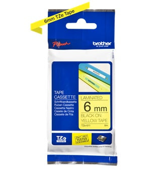 Brother TZe 6mm Laminated Label Tape