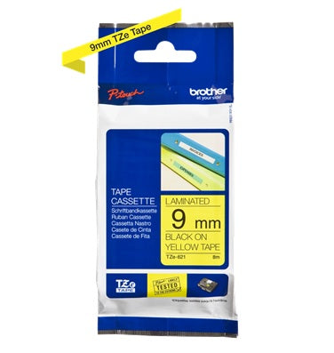 Brother TZe 9mm Laminated Label Tape