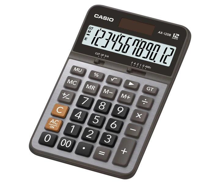 CASIO AX-120B Desktop Calculator - 12 Digits