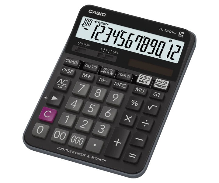 CASIO DJ-120D PLUS Check & Correct Calculator - 12 Digits