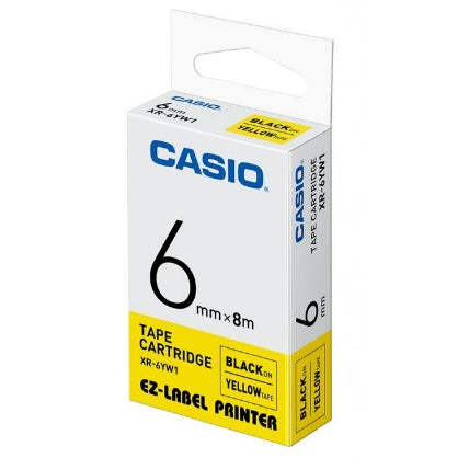 Casio XR 6mm Standard Label Tape