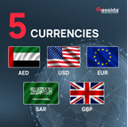 Cassida Axia 5 Currency Mixed Value Money Counter