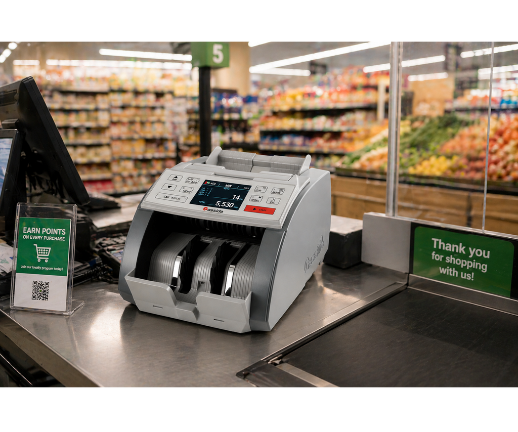 Cassida Axia 5 Currency Mixed Value Money Counter