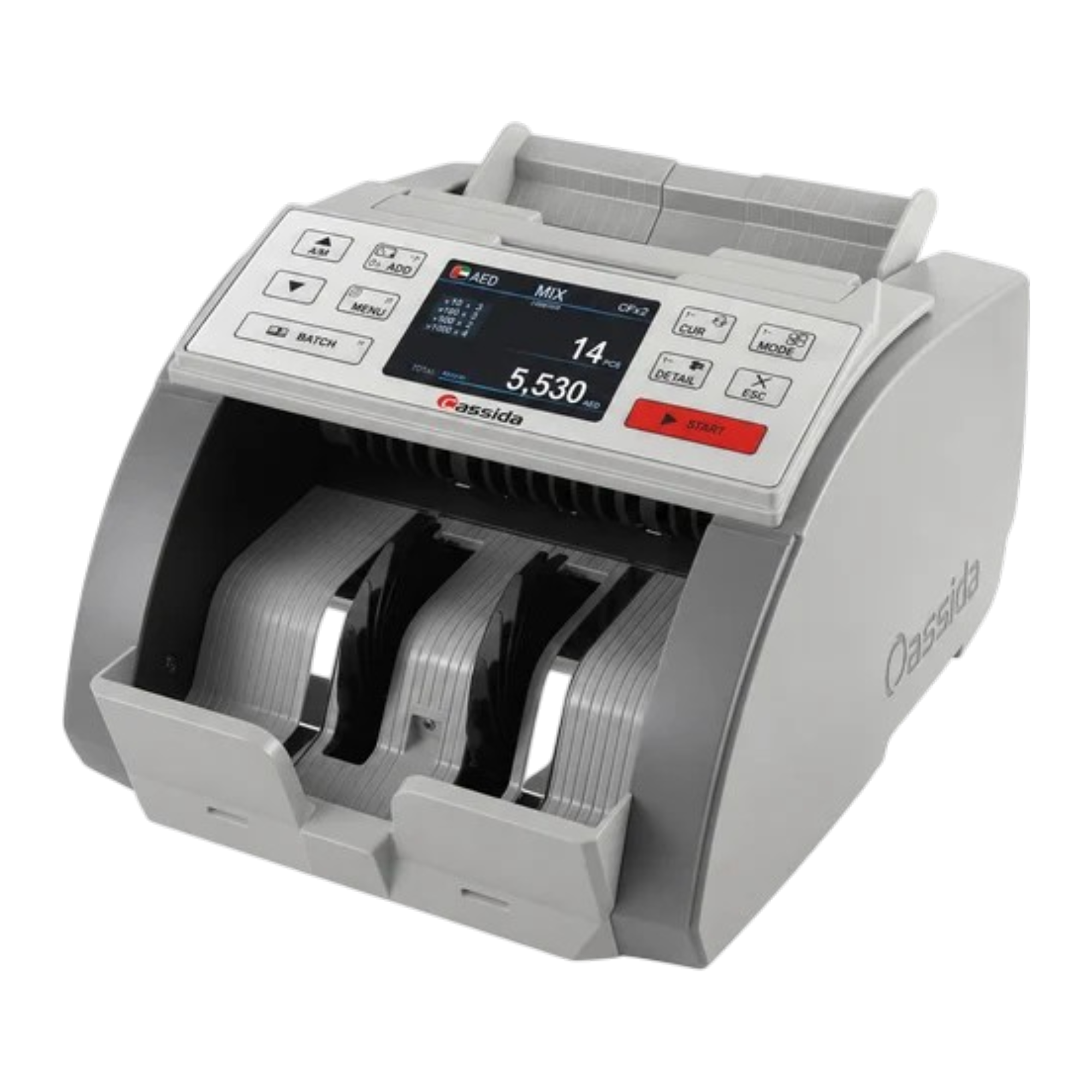 Cassida Axia 5 Currency Mixed Value Money Counter