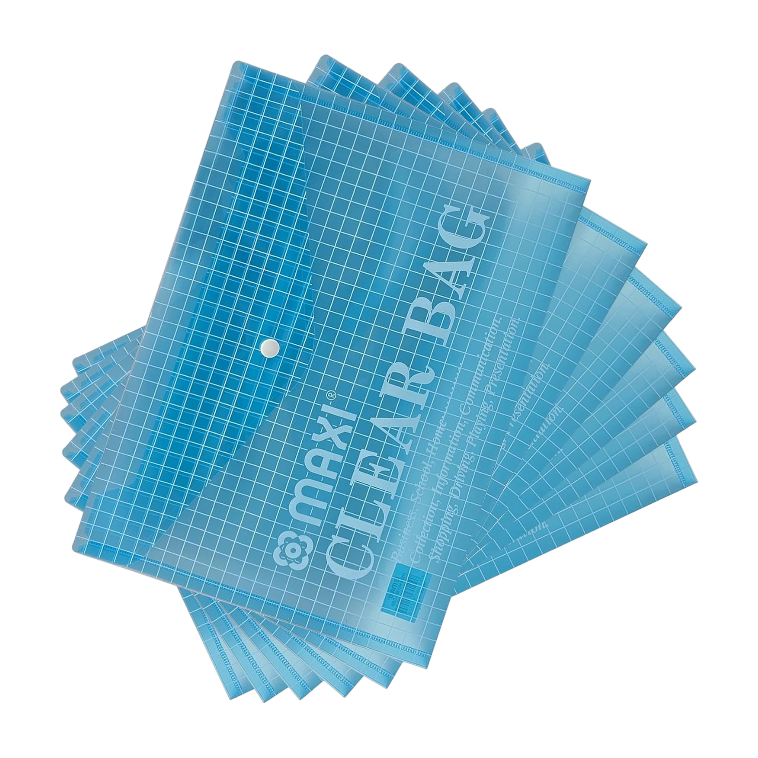 Clear Document Envelope Wallet A4 - Pack of 12
