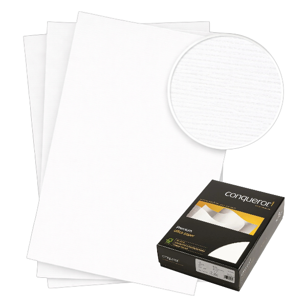 Conqueror A4 Premium Laid Paper 100gsm - Pack of 500 Sheets