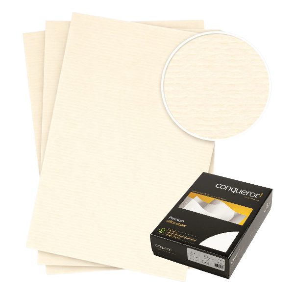 Conqueror A4 Premium Laid Paper 100gsm - Pack of 500 Sheets