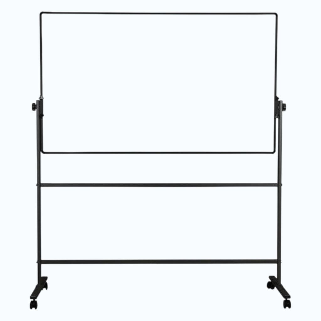Deli 7882 (90 x 120 cm) Revolving Double Sided Magnetic Whiteboard