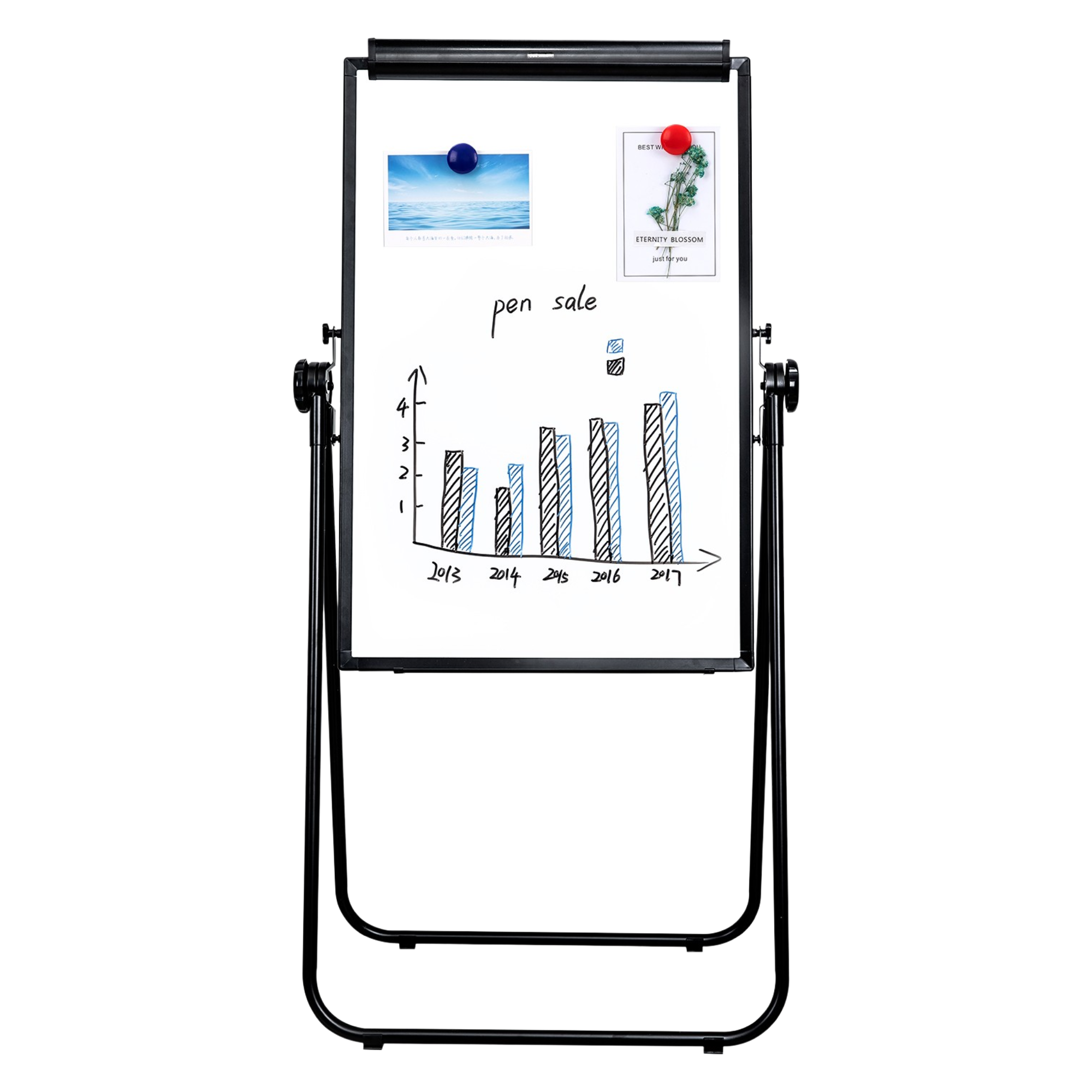 Deli E7891 Foldable Flipchart Easel 60x90cm