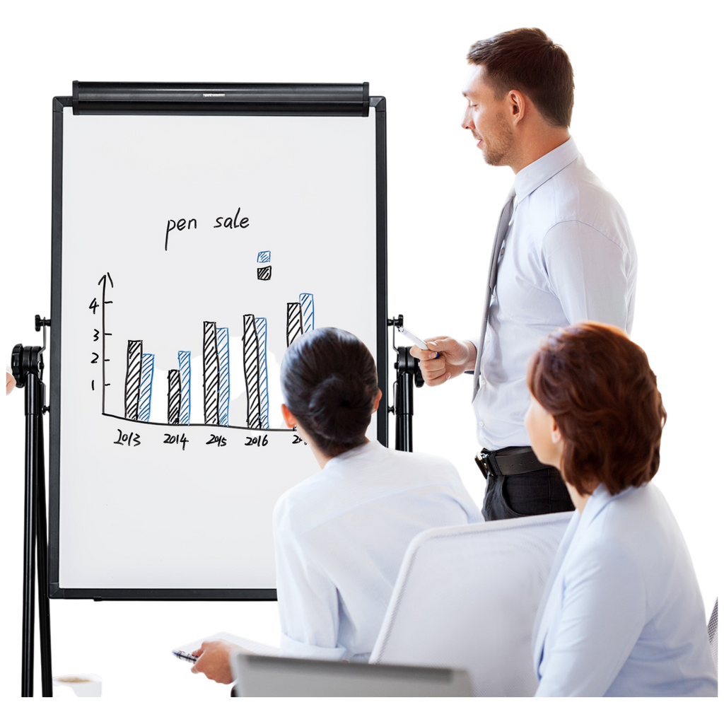 Deli E7891 Foldable Flipchart Easel 60x90cm