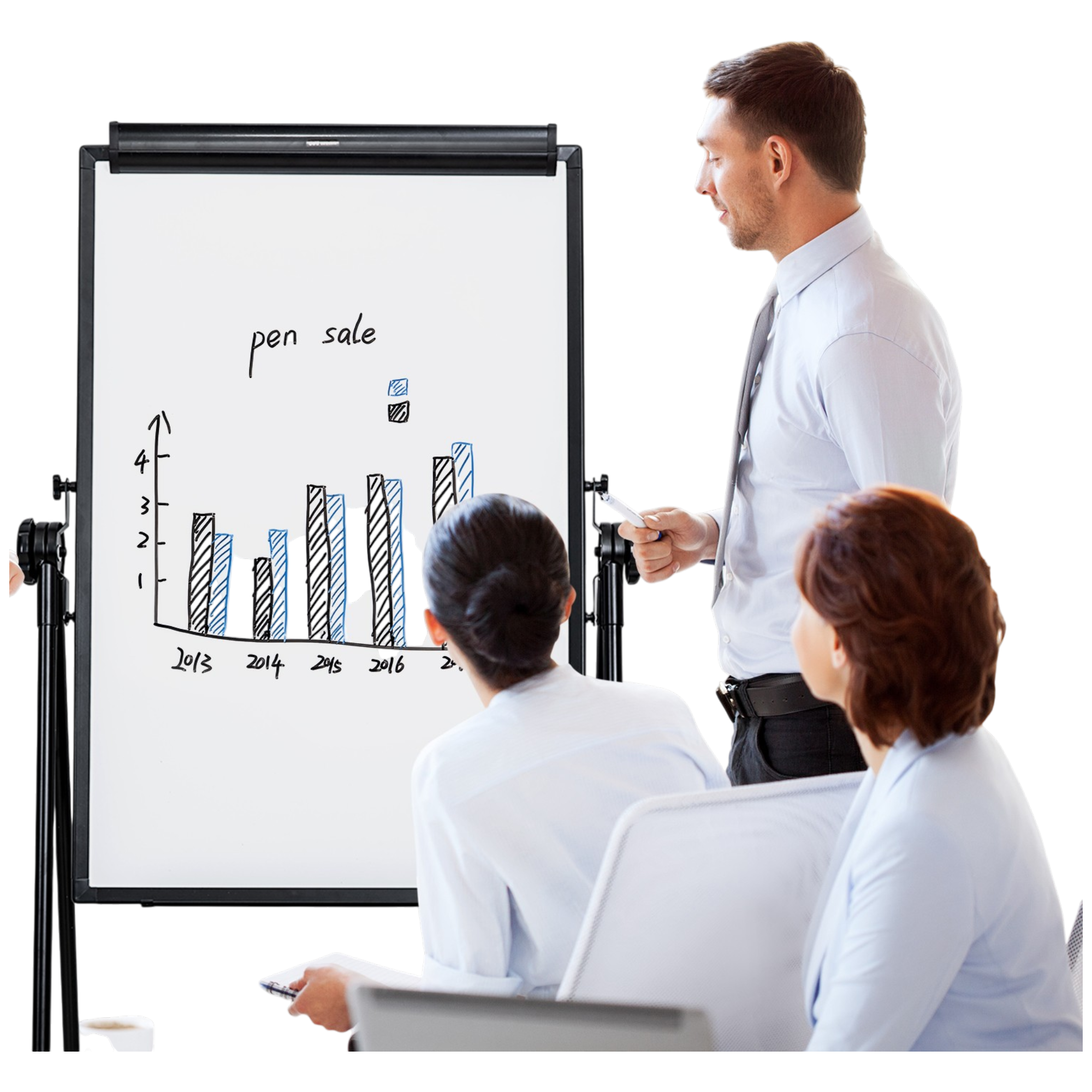 Deli E7891 Foldable Flipchart Easel 60x90cm