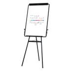 Deli 7892 Adjustable Tripod Flipchart Easel 60x90cm