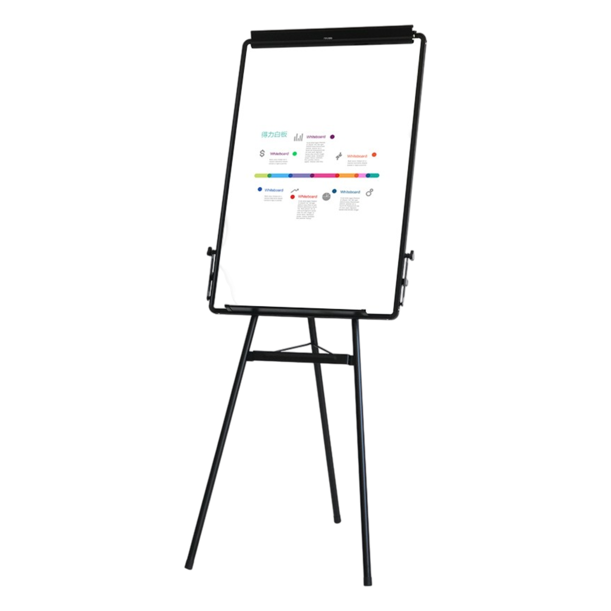Deli 7892 Adjustable Tripod Flipchart Easel 60x90cm