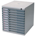 Deli 977-10 10-Drawer Desktop filing Cabinet