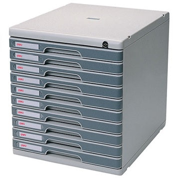 Deli 977-10 10-Drawer Desktop filing Cabinet