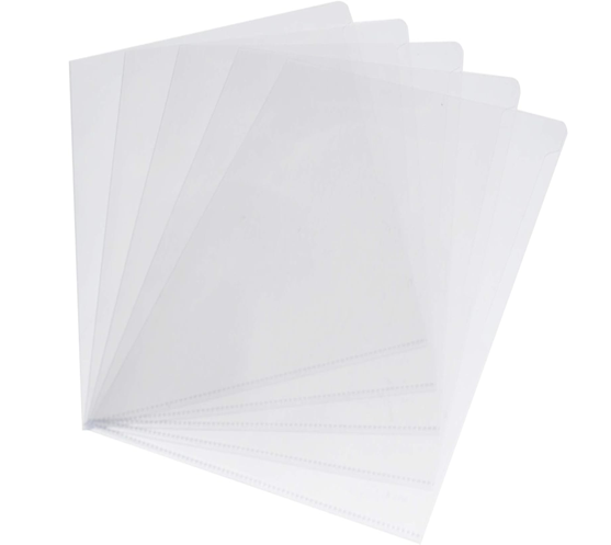 Durable 2339 Premium L-Shape Plastic Folders (Pack of 50)