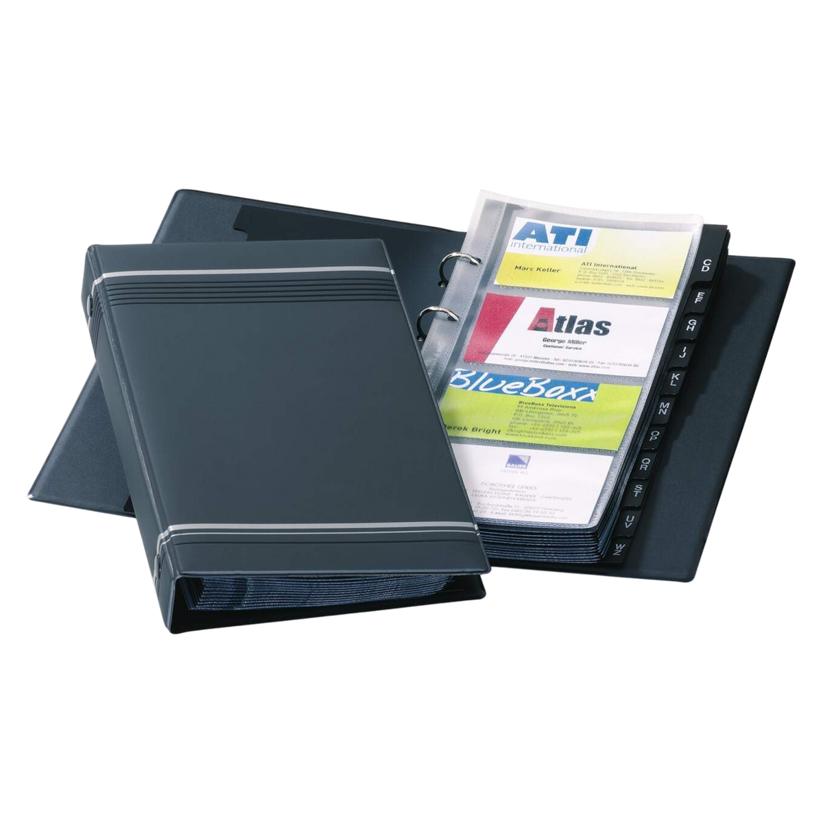 Durable 2385 Visifix Business Card Album - 200 Cards Capacity