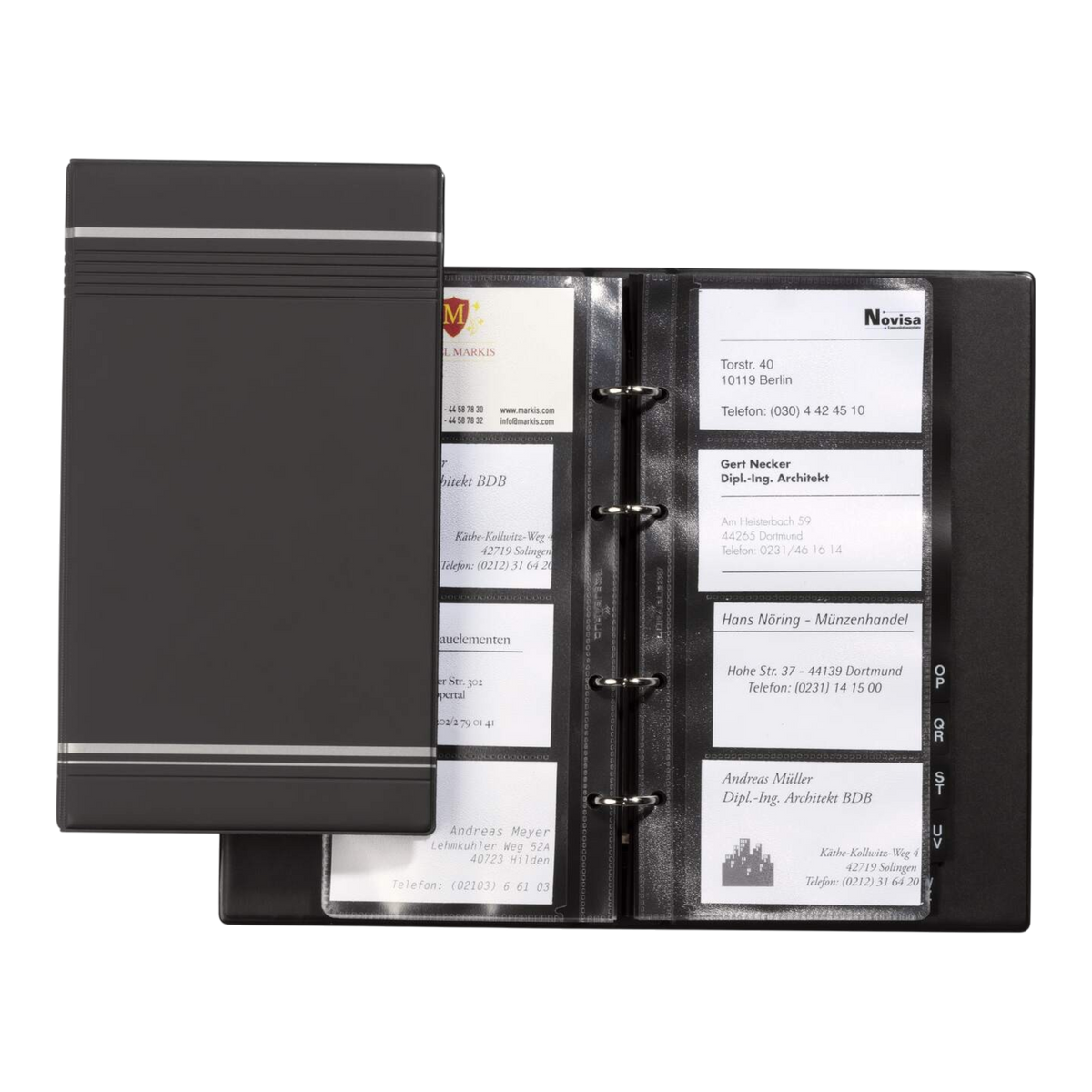 Durable 2385 Visifix Business Card Album - 200 Cards Capacity