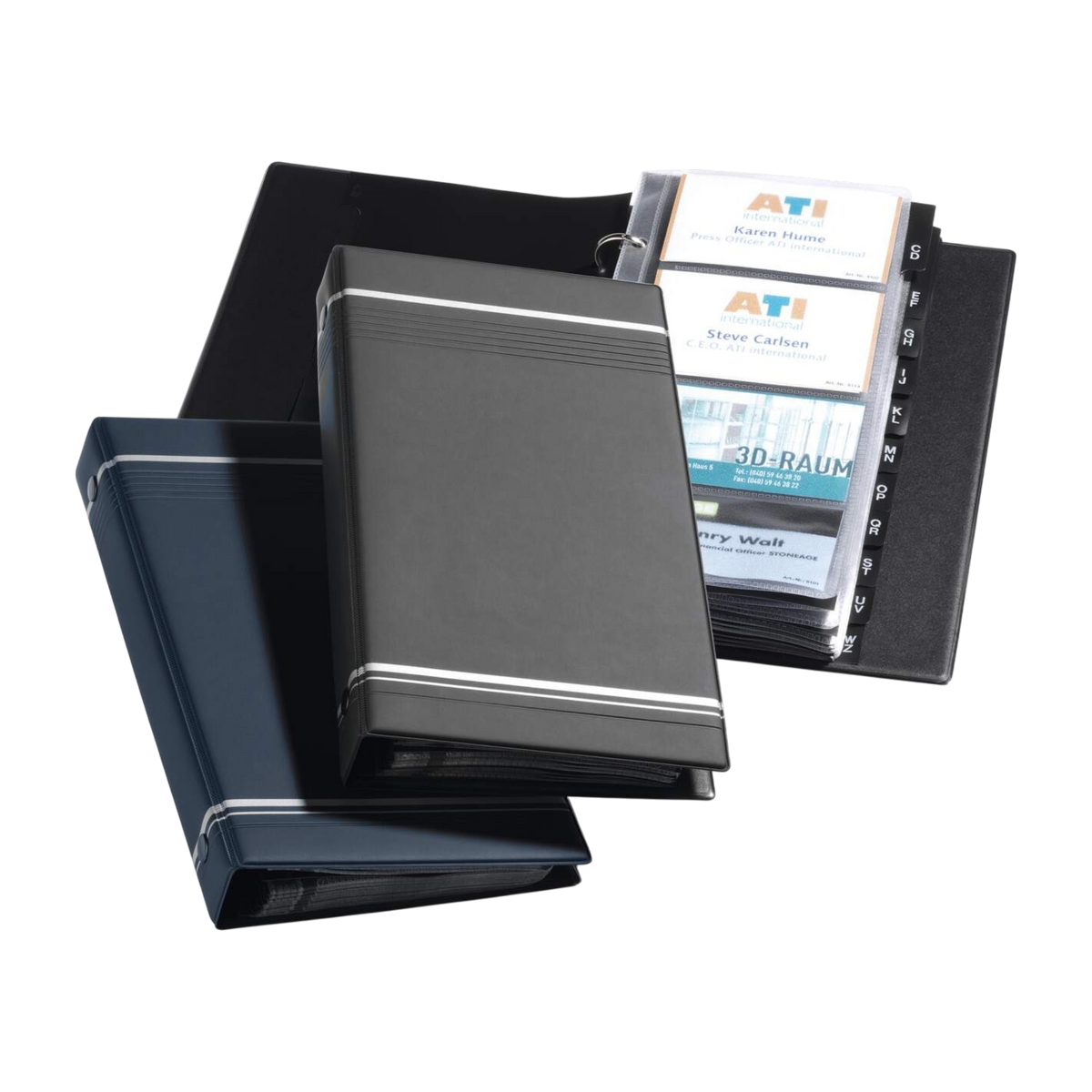 Durable 2385 Visifix Business Card Album - 200 Cards Capacity