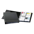 Durable 2388 Visifix Desk Business Card Album - 400 Cards Capacity