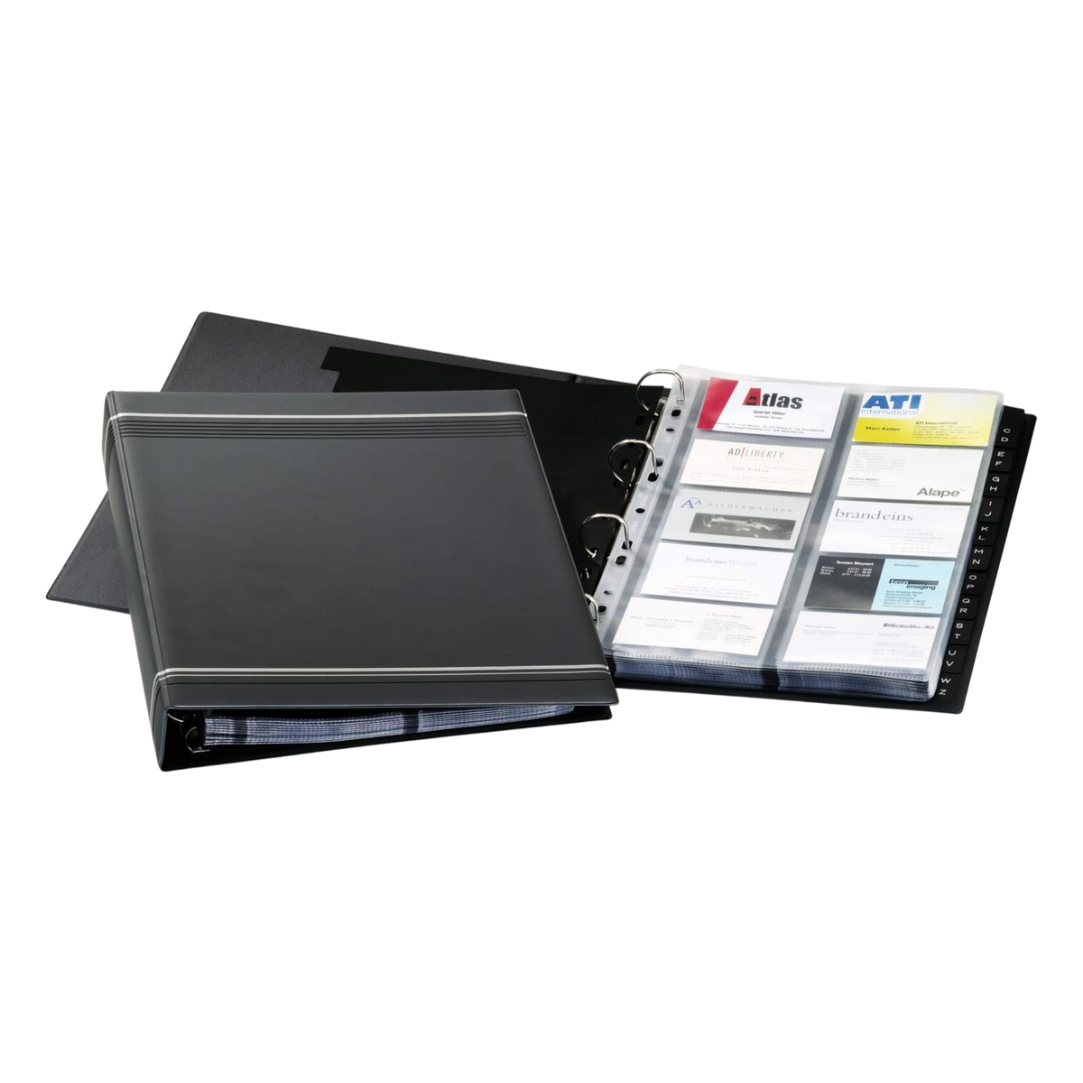 Durable 2388 Visifix Desk Business Card Album - 400 Cards Capacity