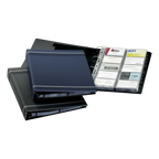 Durable 2388 Visifix Desk Business Card Album - 400 Cards Capacity