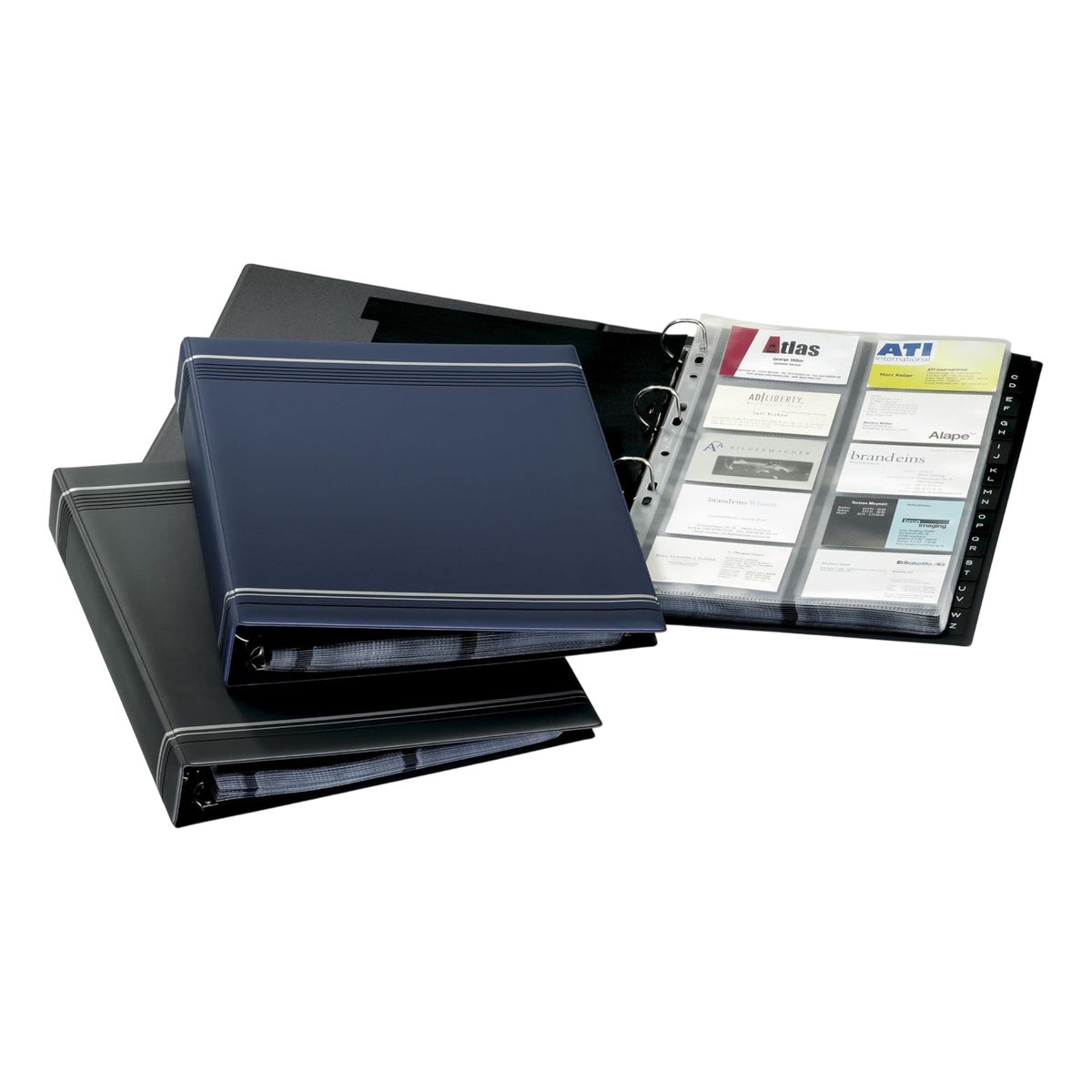 Durable 2388 Visifix Desk Business Card Album - 400 Cards Capacity