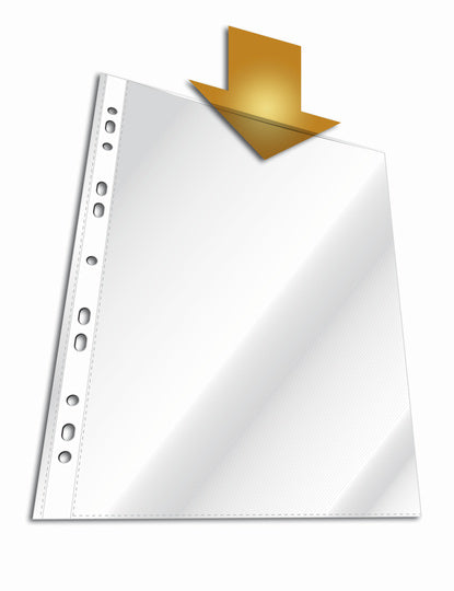 Punched Pocket A4 80 Micron Pack of 100