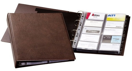 Durable 2384 Visifix Trendy Business Card Album - 400 Cards Capacity