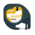 Dymo 18769 LetraTag 12mm White Iron-On Fabric Tape