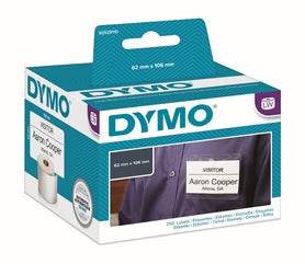 DYMO S0929110 62x106mm LabelWriter Name Badge Labels