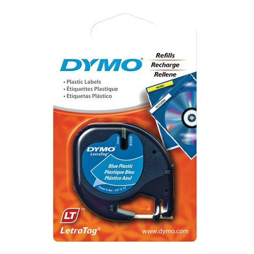 Dymo LetraTag 12mm Plastic Label Tape