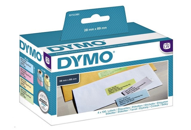 DYMO 99011 (S0722380) 28x89mm LabelWriter Color Address Labels