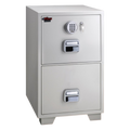 Eagle Safes SF-680-2EKX 2-Drawer Fire Resistant Filing Cabinet – Digital & Key Lock