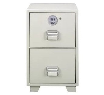 Eagle Safes SF-680-2EKX 2-Drawer Fire Resistant Filing Cabinet – Digital & Key Lock