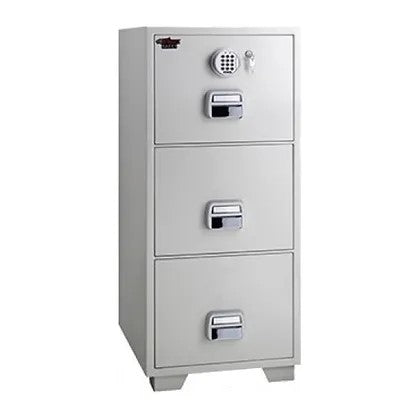 Eagle Safes SF-680-3EKX 3-Drawer Fire Resistant Filing Cabinet – Digital & Key Lock