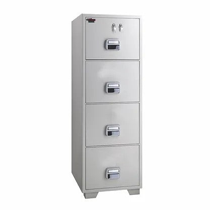 Eagle Safes SF-680-4TKX 4-Drawer Fire Resistant Filing Cabinet – Dual Key Lock