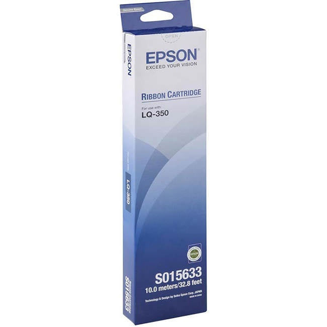 Epson S015633 Black Fabric Ribbon for LQ-350