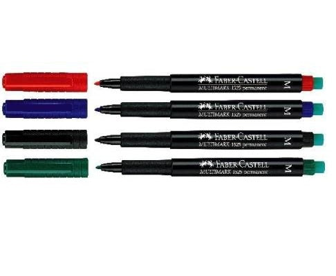 Faber-Castell 1525 Multimark 1.0mm Permanent Marker