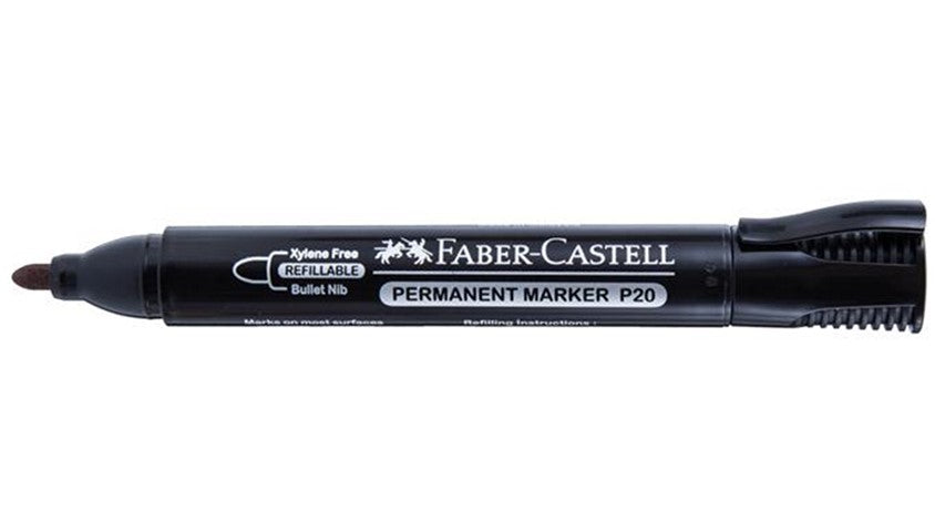 Faber-Castell P20 Permanent Marker Bullet Tip