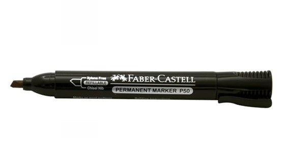 Faber-Castell P50 Permanent Marker Chisel Tip