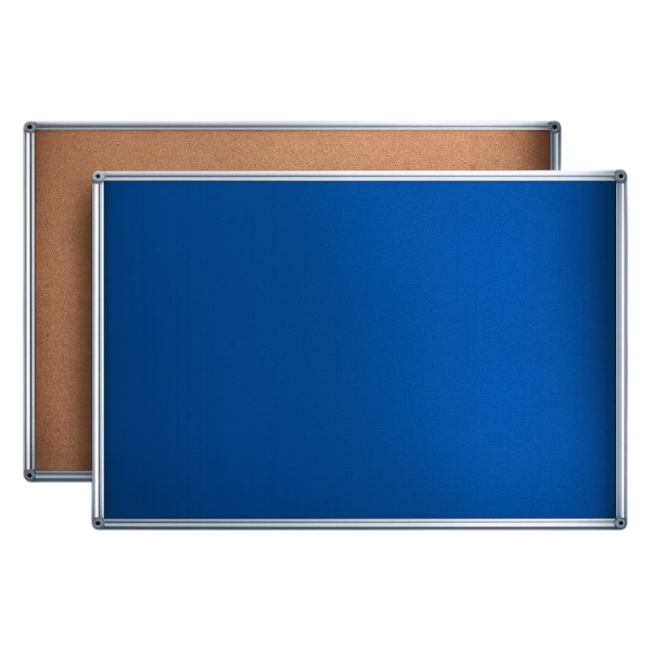 Felt Noticeboard 45 x 60 cm - Aluminium Frame