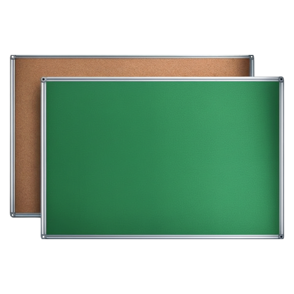 Felt Noticeboard 45 x 60 cm - Aluminium Frame