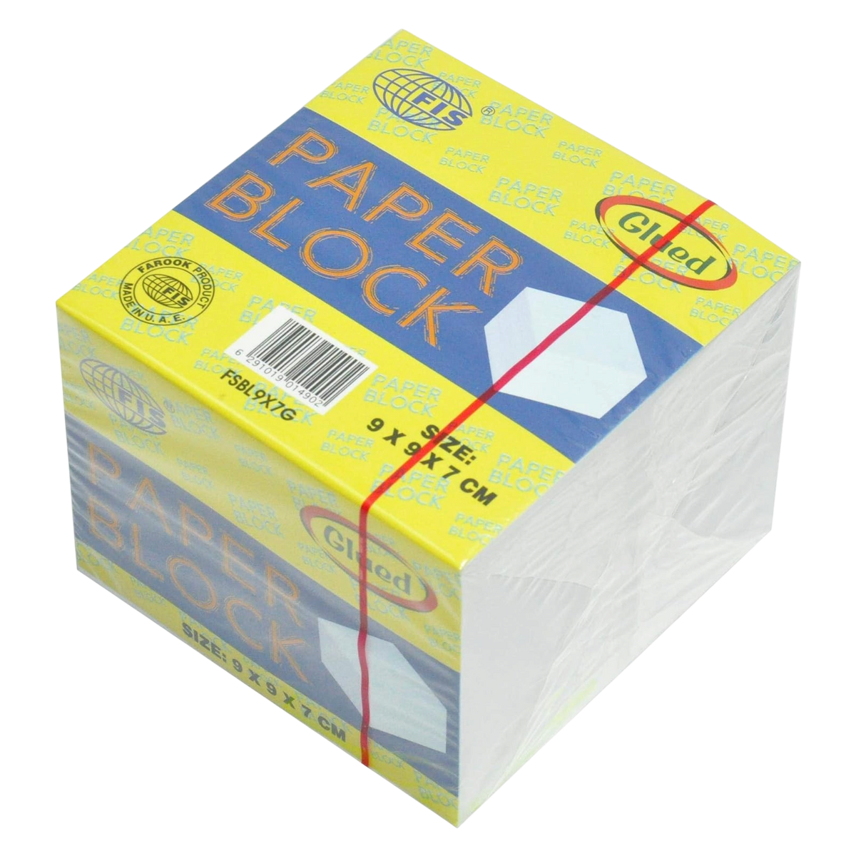 FIS Memo Paper Block White - 9x7 cm