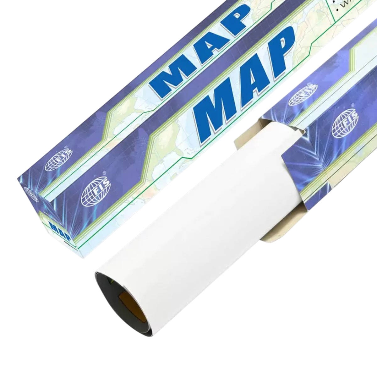 FIS Laminated World Map Poster - 70x100 cm