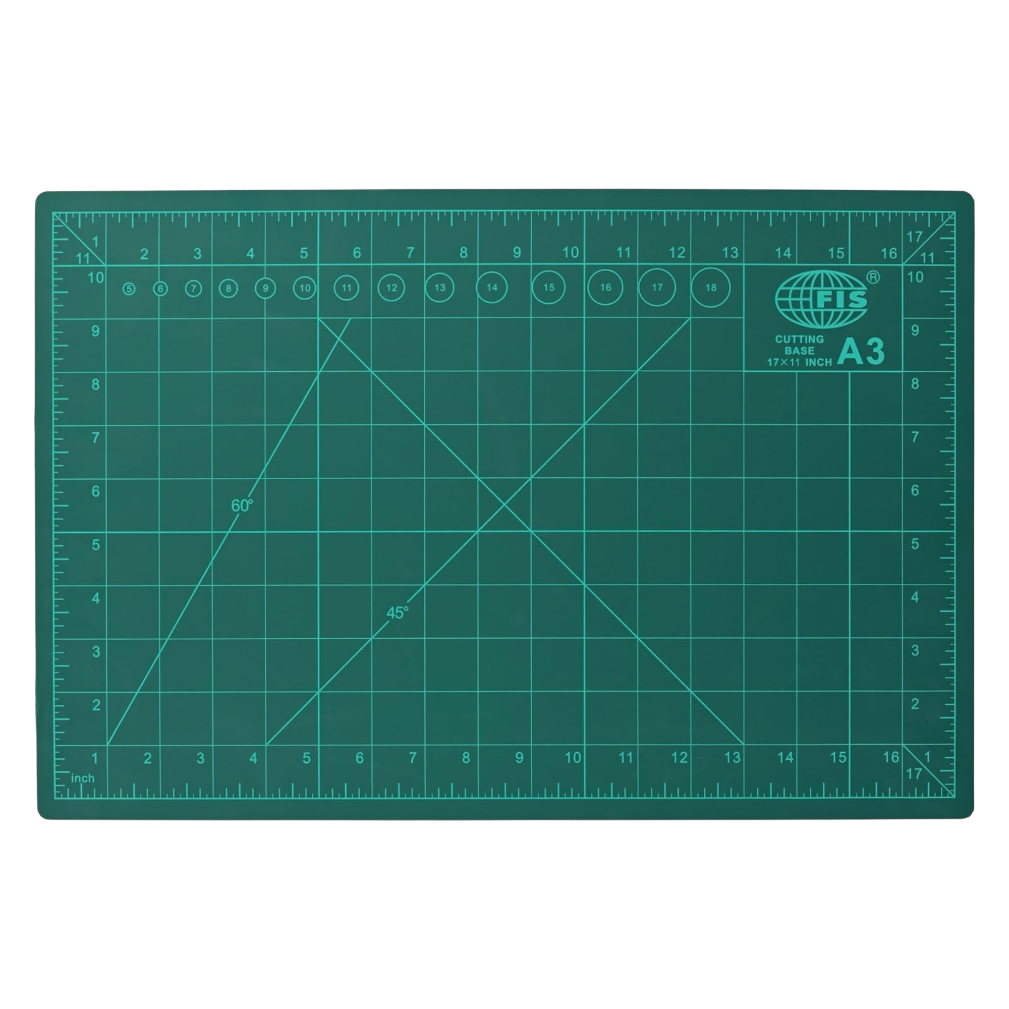 FIS Cutting Mat Self-Healing - Green
