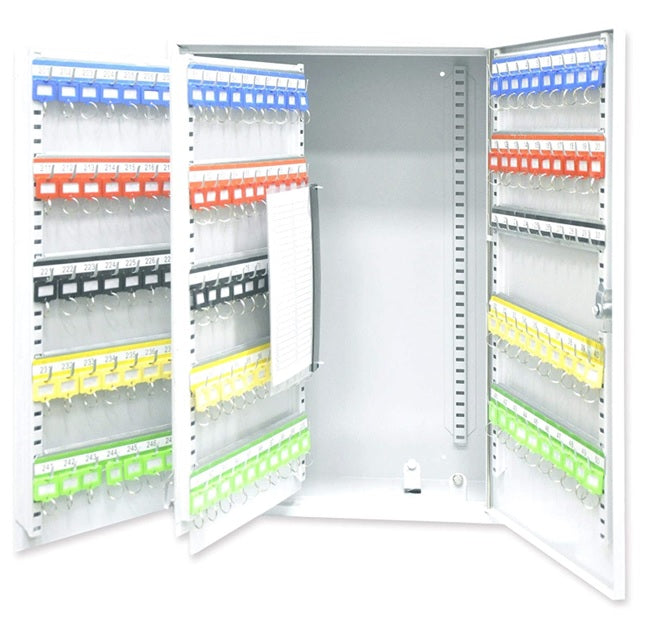 FIS Key Cabinet - 300 Keys Capacity - Steel with Key Lock - FSKCTS300