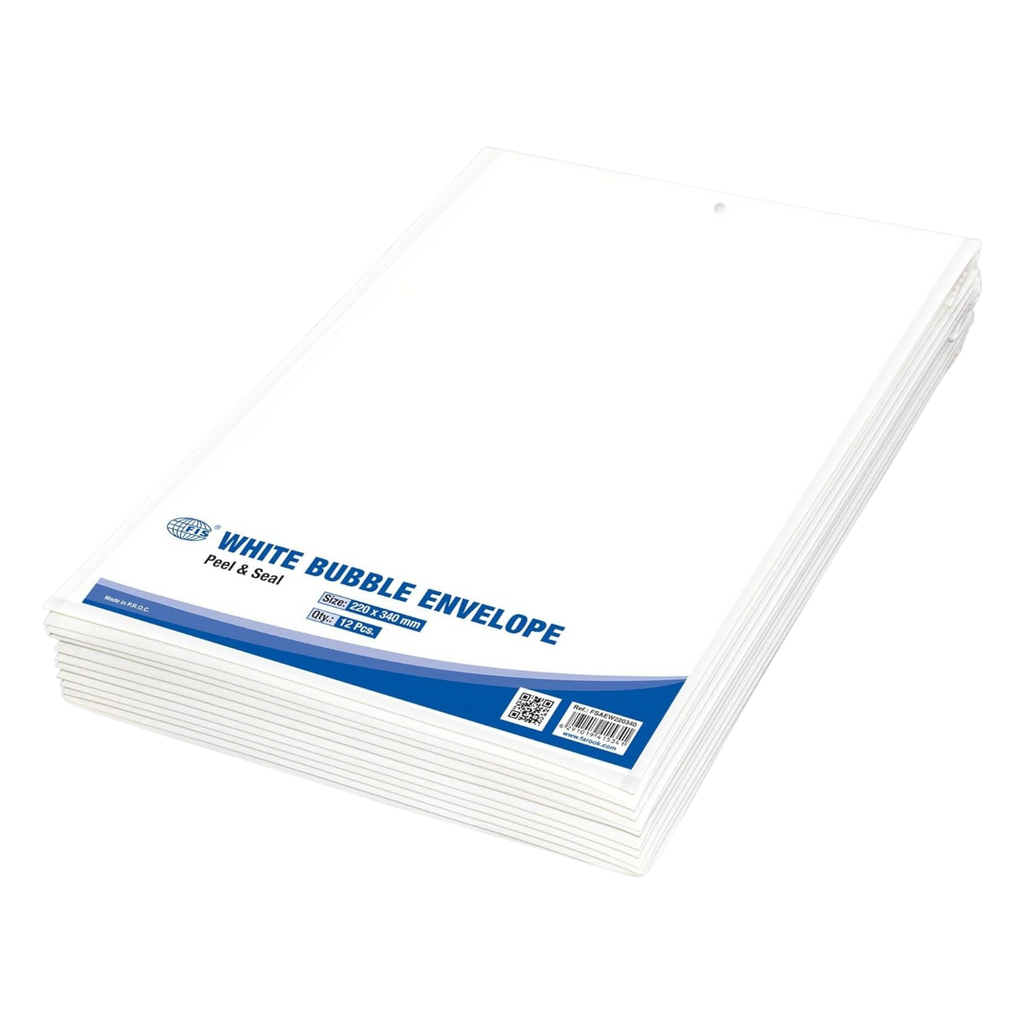 FIS White Padded Bubble Envelopes