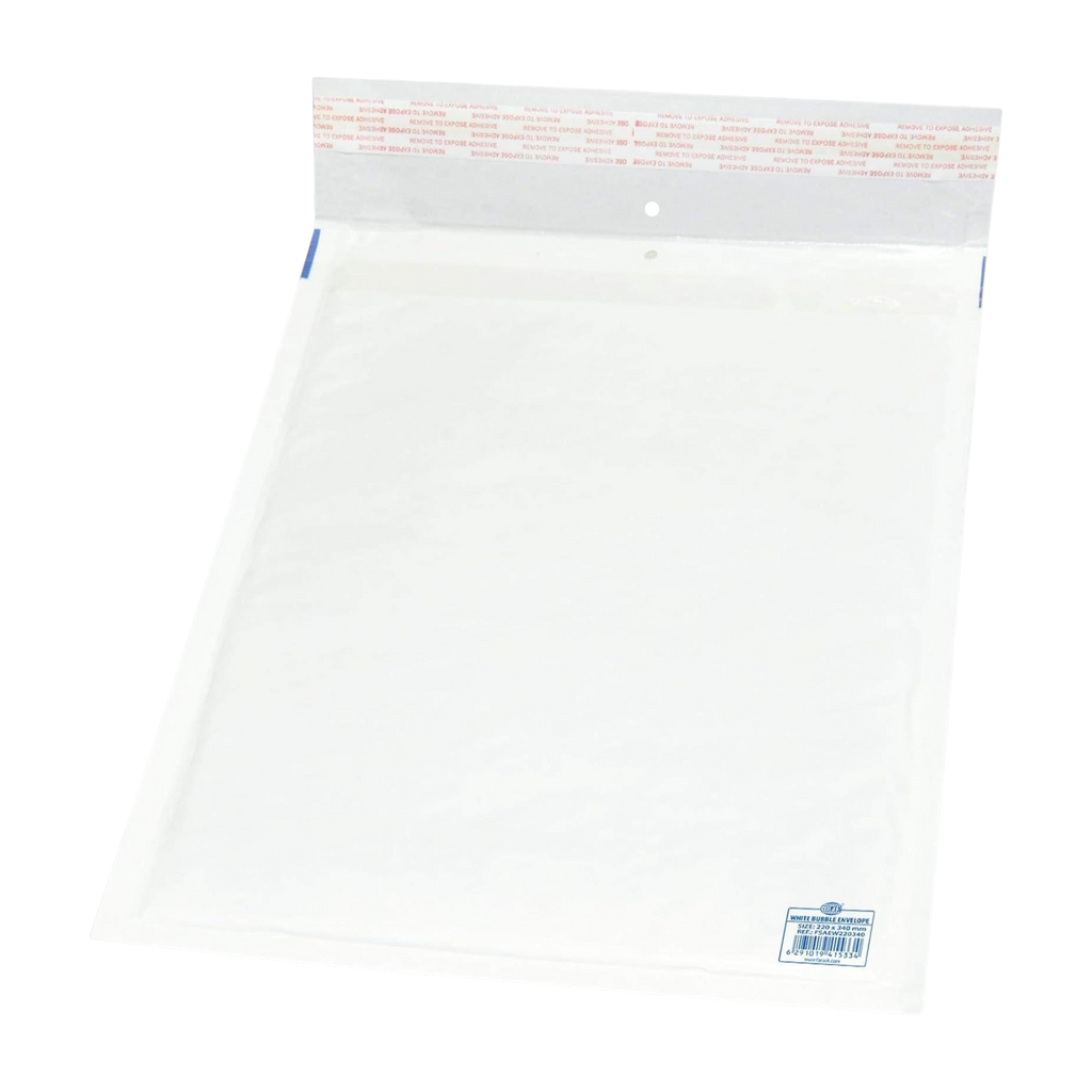 FIS White Padded Bubble Envelopes