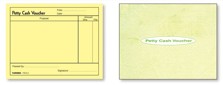 FIS Petty Cash Voucher Book - 40 Sheets